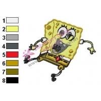SpongeBob SquarePants Embroidery Design 12